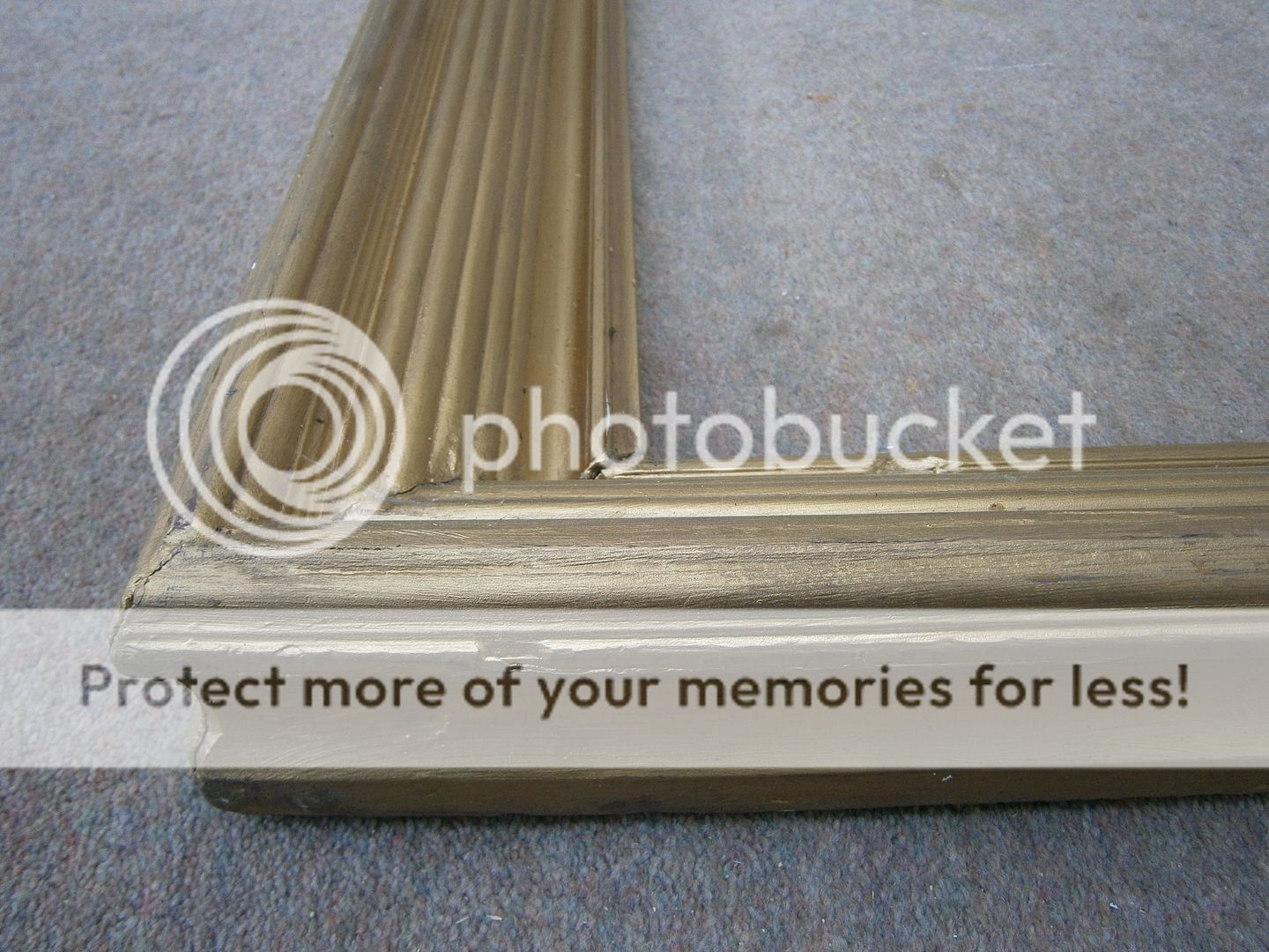 Antique Frame Sale Large Reeded Gilt Frame
